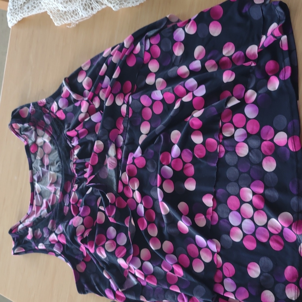 Polkadot plus size shirt